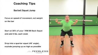 100. Barbell Jump Squat