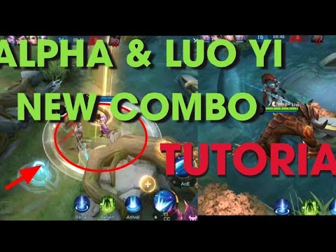 ALPHA & LUO YI NEW COMBO TRICKS NEW UPDATE ML TUTORIAL