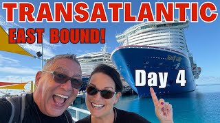Transatlantic Cruise Journal – Day 4 | Life at Sea & 10K Steps Continue 🛳️