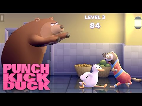 Punch Kick Duck - Escape from the Bear & Beat the Enemies - YouTube