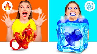 Hot vs Cold Food Challenge | Crazy Cooking Battle by BaRaFun Challenge