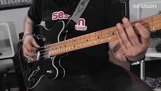 Video thumbnail for FENDER Starcaster Bass MN BLK by session