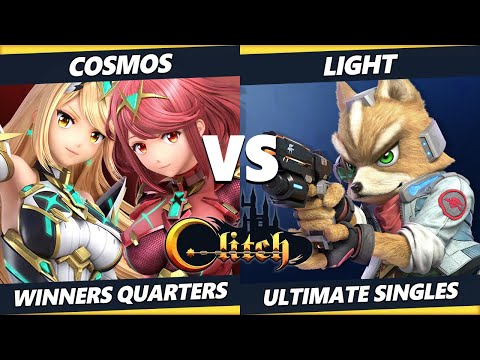 Glitch Konami Code Winners Quarters - Cosmos (Pyra Mythra) Vs. Light (Fox) Smash Ultimate Tournament
