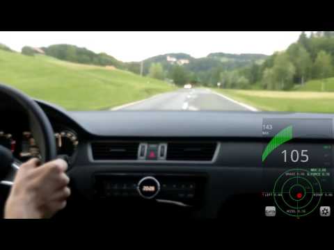 Skoda Rapid TSI   test drive 2 #onboard
