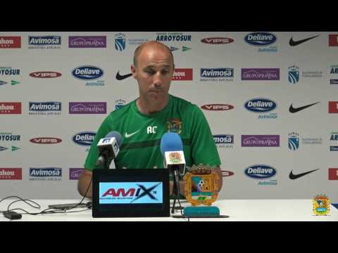 Rueda de prensa previa CF Fuenlabrada - CF Villanovense. Antonio Calderón