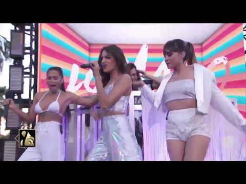 Aitana, Ana Guerra y Greeicy Rendón cantan Lo Malo en la alfombra morada de los Premio Lo Nuestro