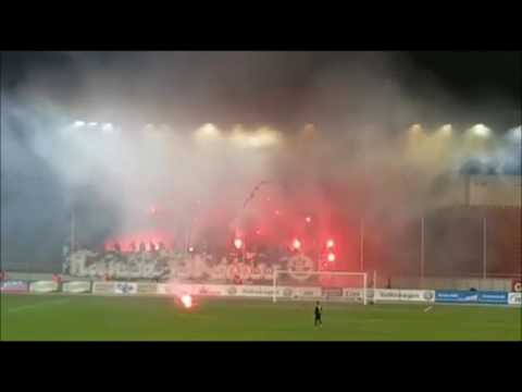 FSV Zwickau - Hansa Rostock Pyro 20.03.2017