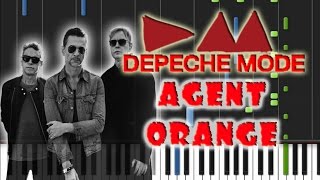 Depeche Mode - Agent Orange Piano Cover [Synthesia Piano Tutorial]