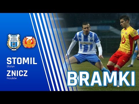 Bramki z meczu Stomil Olsztyn - Znicz Pruszków 5:1