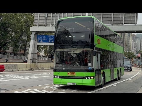 Buses in Hong Kong April 2025