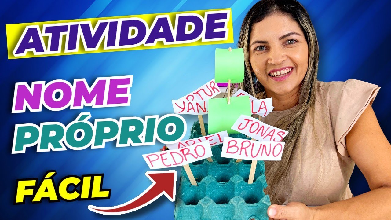 Atividade para Trabalhar o Nome Próprio com Música | Ed. Infantil
