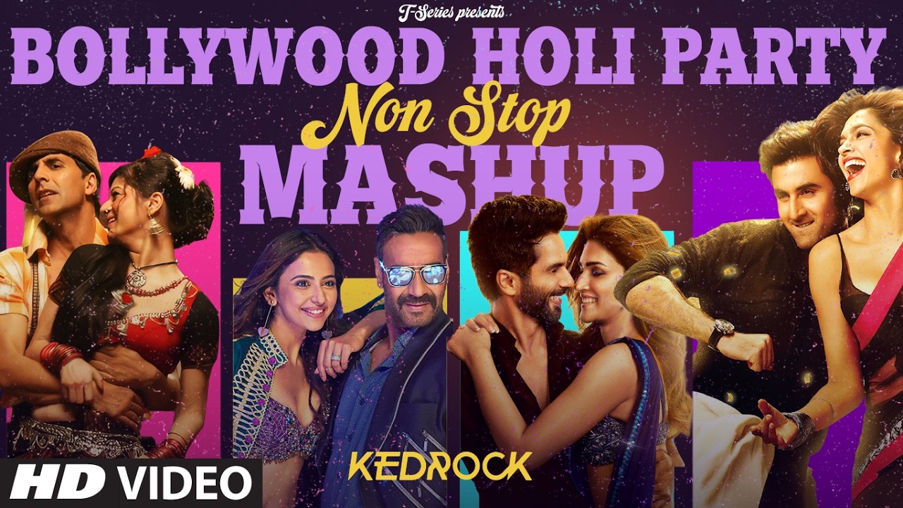 BOLLYWOOD HOLI PARTY NONSTOP MASHUP | BEST BOLLYWOOD HOLI SONGS | KEDROCK | NON STOP HOLI SONGS
