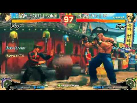 SSF4 AE: Sako (Yang) vs RF (Sagat) - Godsgarden 4