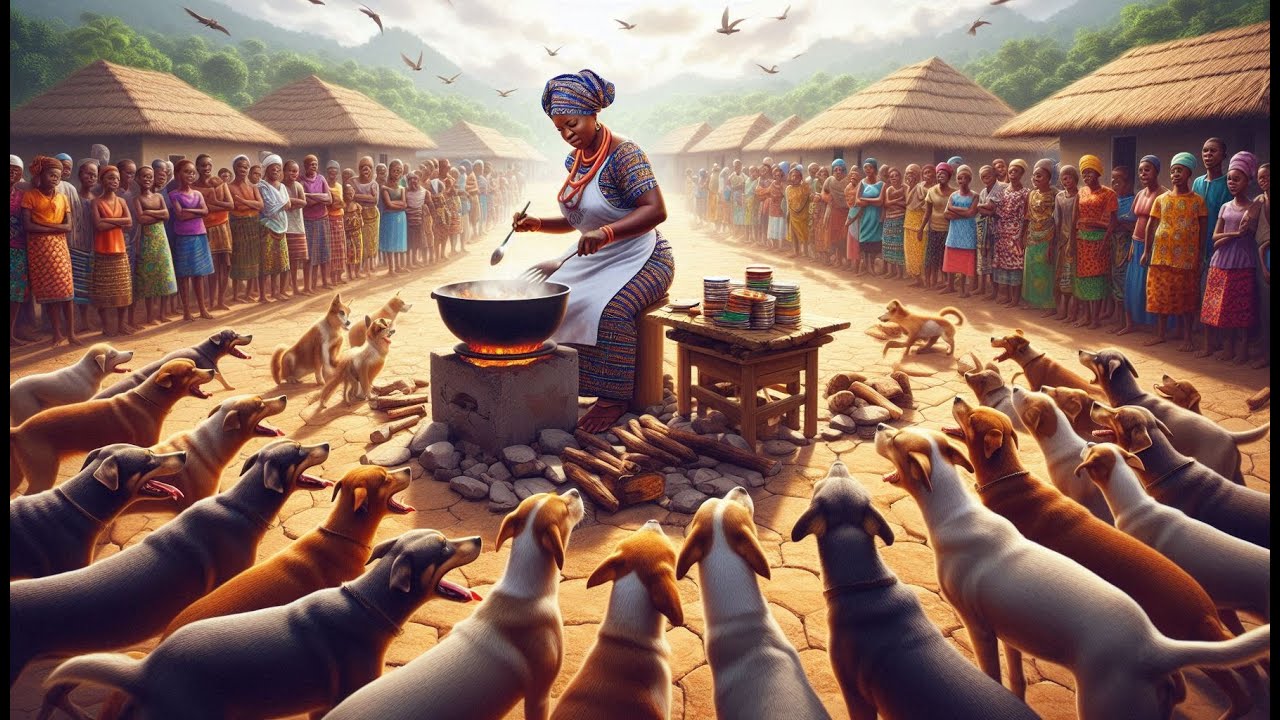 Si Seulement les Villageois voyaient ce que les chiens voient sur la revendeuse des beignets |#conte