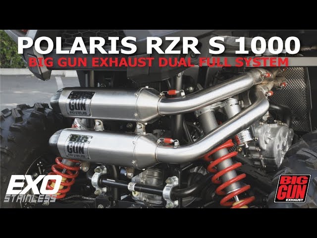 Big Gun EXO Stainless Dual Exhaust Muffler Pipe Full System 3