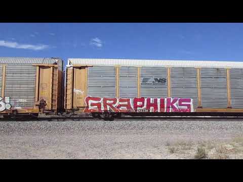 Union Pacific auto train at Hill 582, Cajon Pass