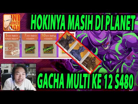 🔥🔥GACHA MULTI 12X DI SERVER 480 UNTUK DAPATKAN CORE BARU [HOKI GAK ?] - ONE PUNCH MAN The Strongest