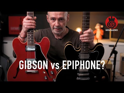 Epiphone Dot vs. Gibson ES-335: What's different, what's similar?
