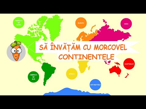 Sa invatam cu Morcovel - Continentele