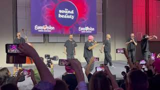 "Stefania" Kalush Orchestra | Ukraine ESC 2022 | live @ Deutscher Botschaftsempfang in Turin
