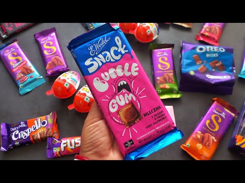 100 candies opening, chocolate a video, lots of chocolates, Cadbury celebration, surprise toys