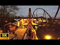 Iron Menace POV 5K AT NIGHT NEW RIDE AT DORNEY PARK Allentown PA