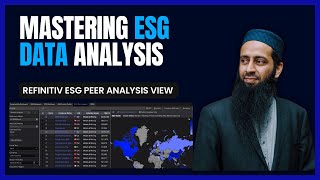 ESG Data Analysis Made Easy | ESG Peer Analysis View | Refinitiv Eikon Tutorial |Sustainable Finance
