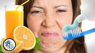 Why Does Toothpaste Make Orange Juice Taste Bad?