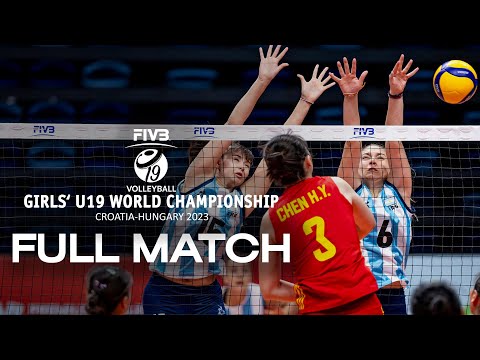 ARG🇦🇷 vs. CHN🇨🇳 - Full Match | Girls' U19 World Championship | Pool A