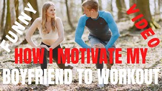 Funny Video😂😂How I Motivate my Boyfriend to Workout😂😂#shorts