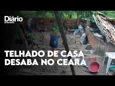Vítimas de desabamento de casa no Ceará ‘estão bem’, diz parente