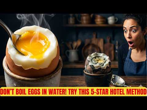 Unlock the Secret Don't boil eggs directly in water  Here's how to boil eggs like in a five star hot