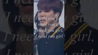I need you BTS full screen ^_^ with lyrics(short)