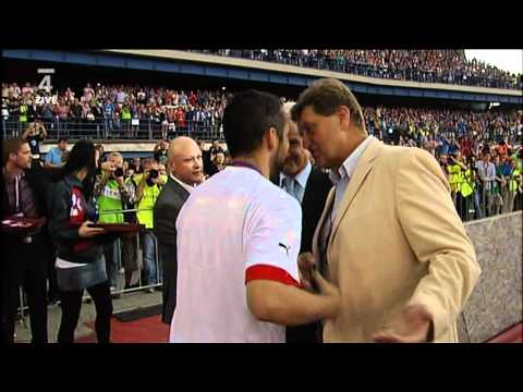 Viktoria Plzeň - Mistr Gambrinus Ligy 2010/11 - předání poháru