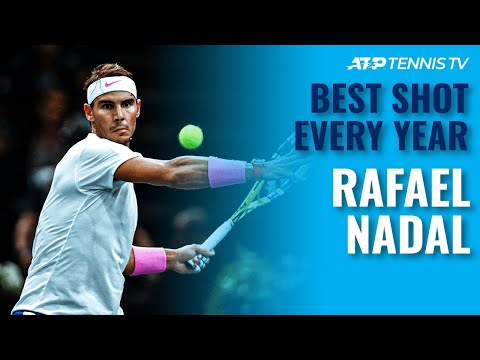 Rafael Nadal: Best Shot Every Year on Tour | 2003-2020