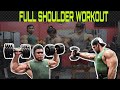 FULL SHOULDER WORKOUT | IFBB PRO JOVEN SAGABAIN