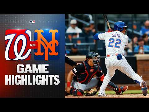 뉴욕메츠 VS 워싱턴 8:0 MLB 토토사이트하이라이트