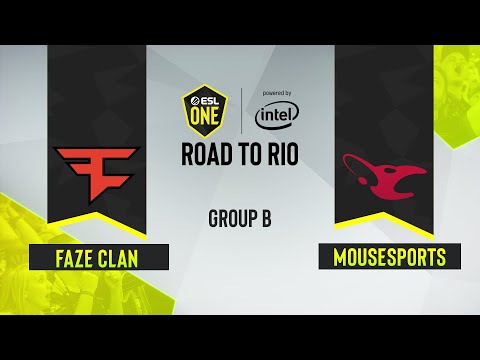 CS:GO - mousesports vs. FaZe Clan [Mirage] Map 1 - ESL One: Road to Rio - Group B - EU