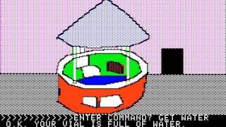 Apple II Game: Demon's Forge (1981 Saber Software)