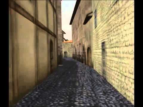 [GT] Trento Ieri, Oggi e Domani - Flight through narrow streets