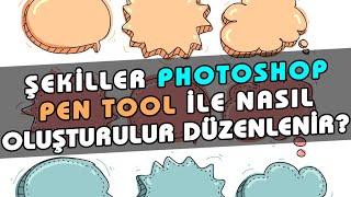 Photoshop Pen Tool İle Çizim Nasıl Yapılır? | Photoshop Pen Tool Rengi Nasıl Değiştirilir? |38. Ders