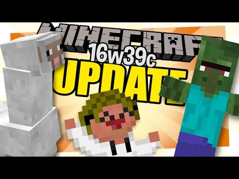 Failboat reacts to Minecraft Update!! ~ Snapshot 16w39c