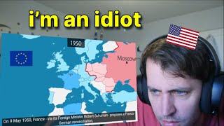 American reacts to The European Union - Summary on a Map