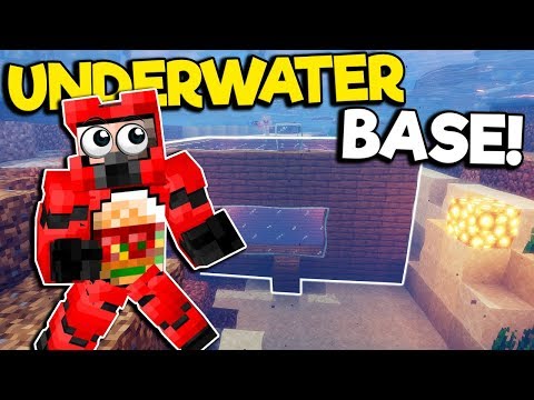 I Helped OB Build an Underwater Base in Minecraft Multiplayer!