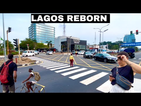LAGOS Nigeria Is Slowly Becoming a WORLD CLASS CITY (4k Walking Tour) 🇳🇬 #lagos #nigeria