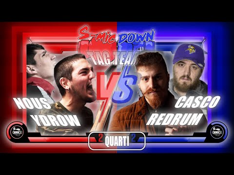 REDRUM & CASCO vs YDROW & NOUS (Quarti di Finale) SMIC DOWN TAG TEAM