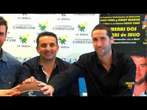 01/06/12 – Presentación del III Campus Vidimiri de Baloncesto en La Nucía.