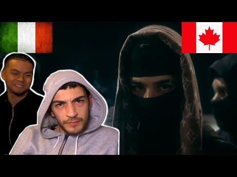 CANADIANS REACT TO ITALIAN DRILL - Alex Real- Coco Pops/Jiggy (Prod. Vega) #italiandrill