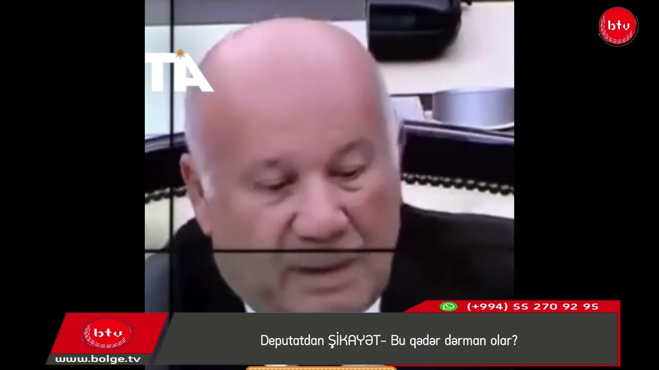 Deputatdan ŞİKAYƏT- Bu qədər dərman olar?