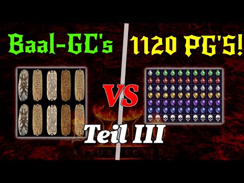 D2R Skiller Cuben - 1100 Perfekte Gems Baal Charms Teil 3